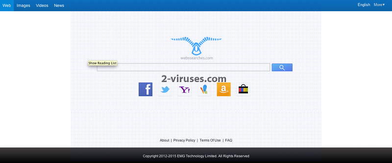 WebsSearches.com virus
