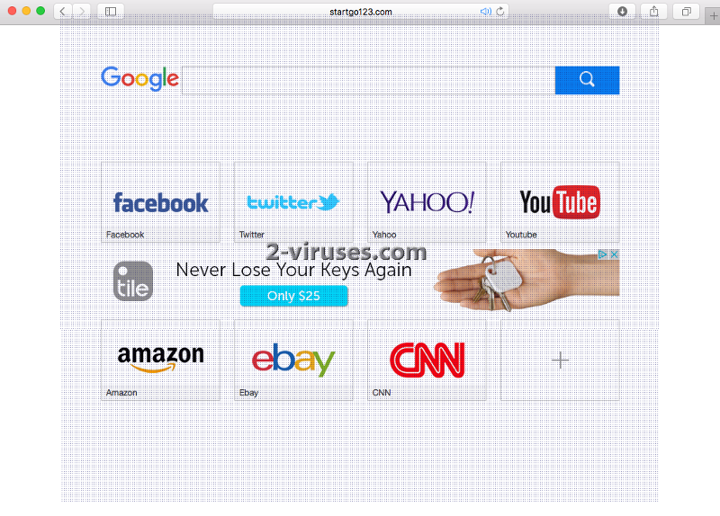Startgo123.com virus
