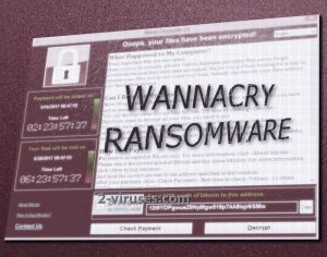 WannaCryptor ransomware