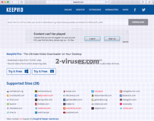 KeepVid virus