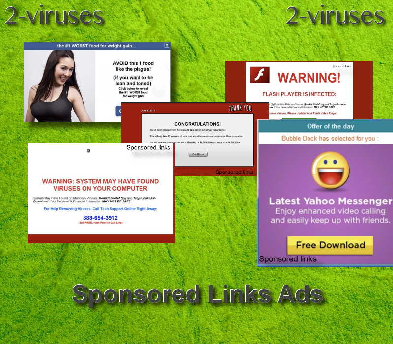 Sponsored links ads