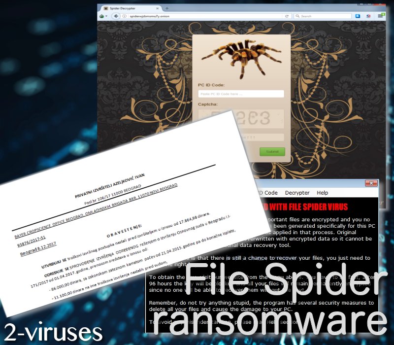 File Spider ransomware