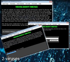 File Spider ransomware