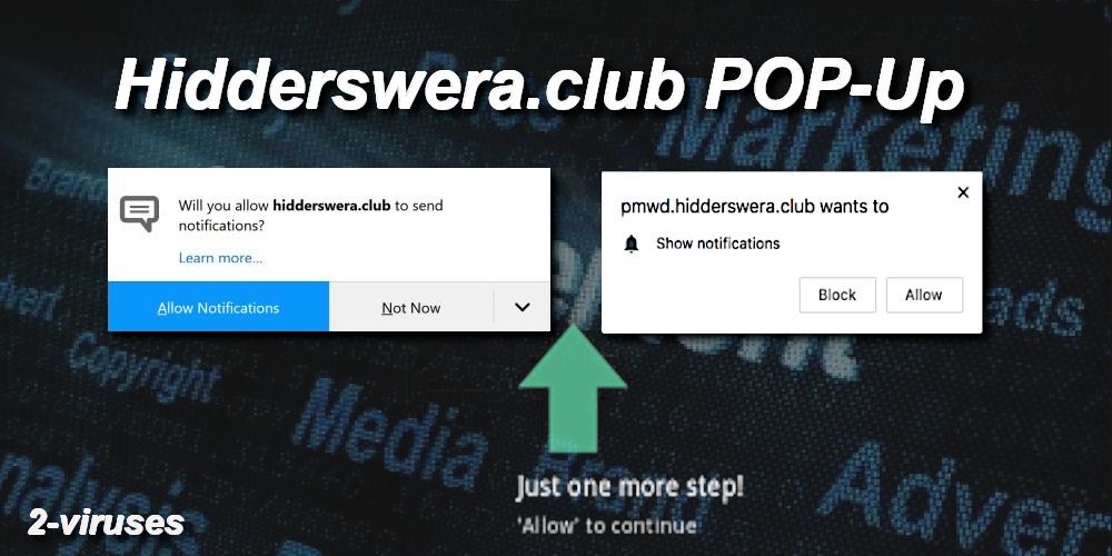 Hidderswera pop-up virus