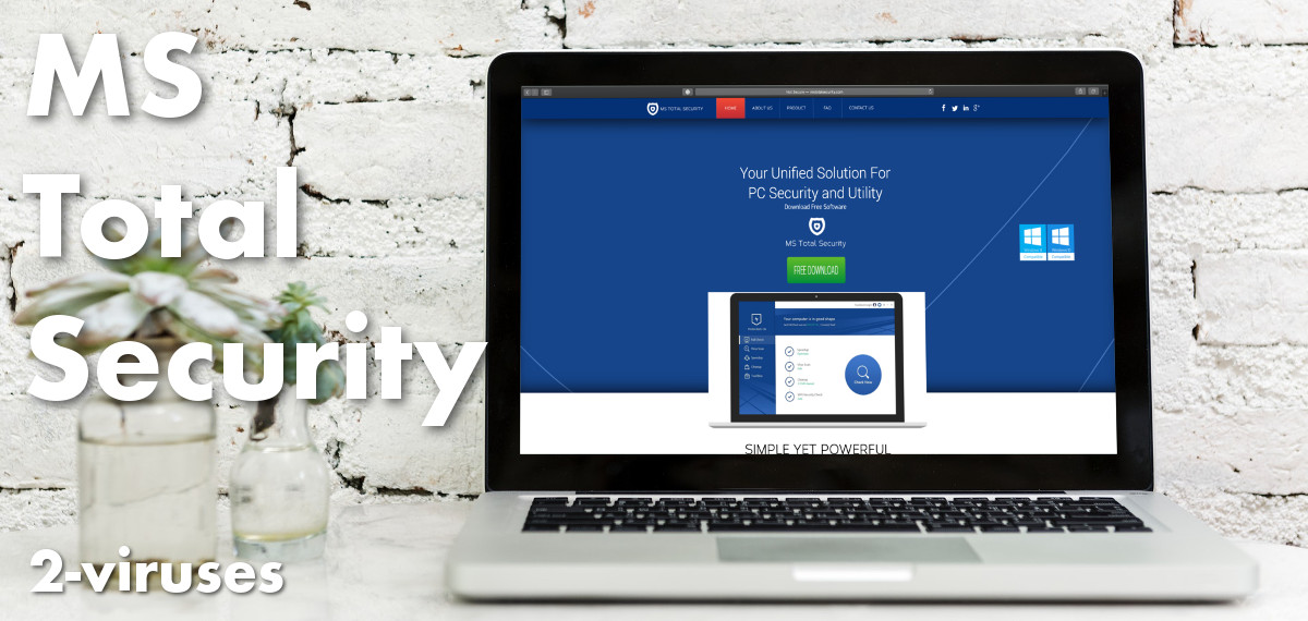 MS Total Security, its home page